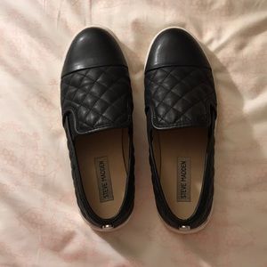 Black Steve Madden Slip On